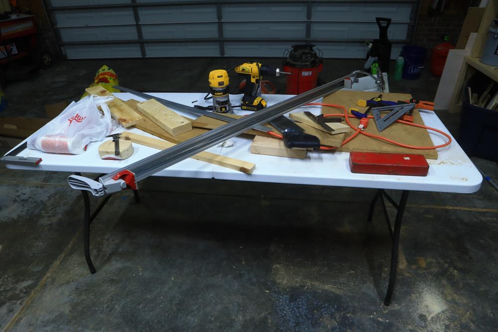 temporary assembly table